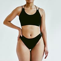 Woman Wearing A Bikini After A Brazilian Wax