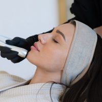 A Close Up Of A Woman